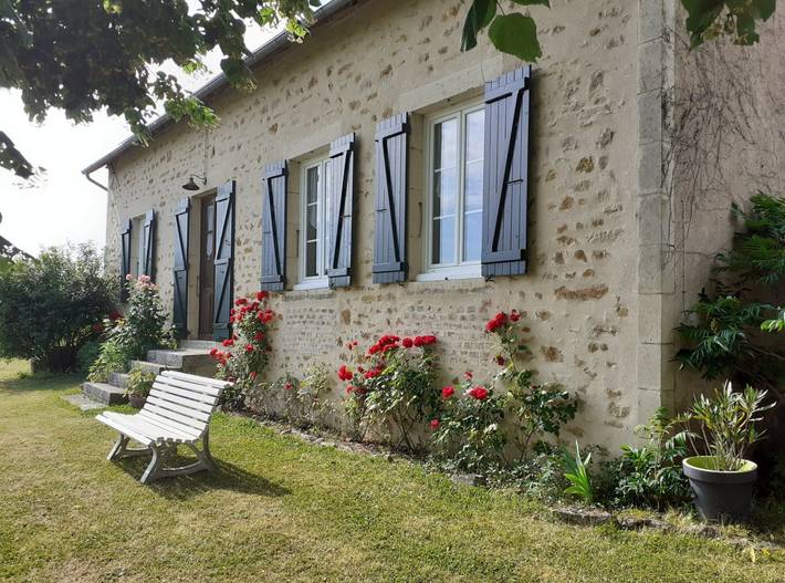Gîte pour 5 personnes, avec jardin