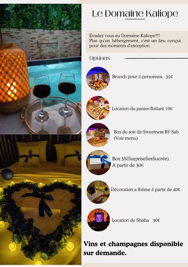 Location de vacances pour 2 personnes, avec jacuzzi ainsi que terrasse et piscine à Le Robert - 4