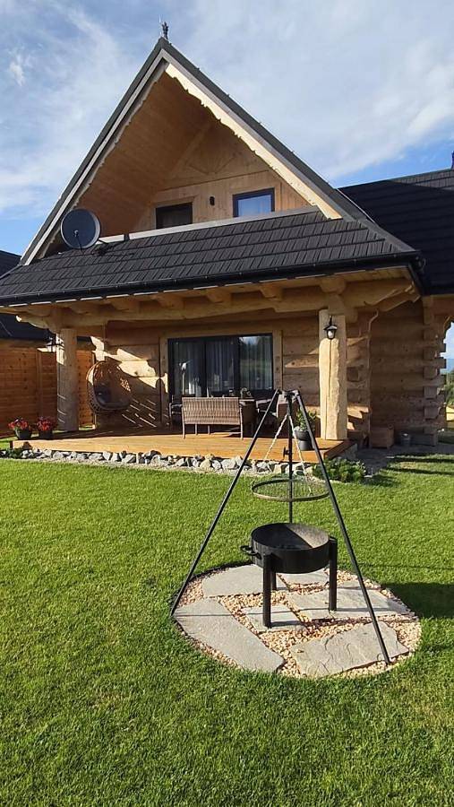 Dom dla 6 osób, z Balkon i Jacuzzi oraz Taras i Ogród w Szaflary