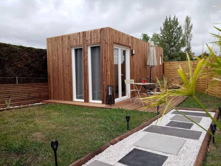 Chalet pour 2 personnes, avec vue et jardin