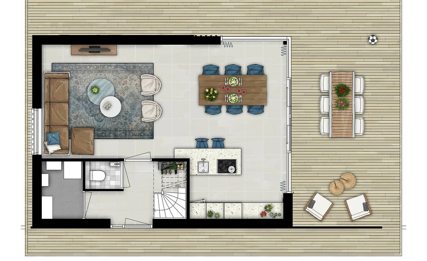 Ridderstee Ouddorp Duin — Ferienhaus 6 Personen Komfort in Ouddorp, Goeree-Overflakkee