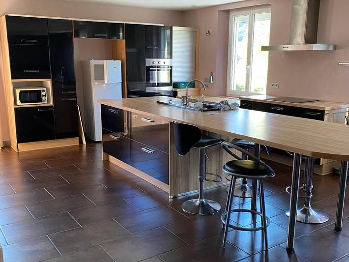 Appartement de vacances pour 14 personnes, avec jardin