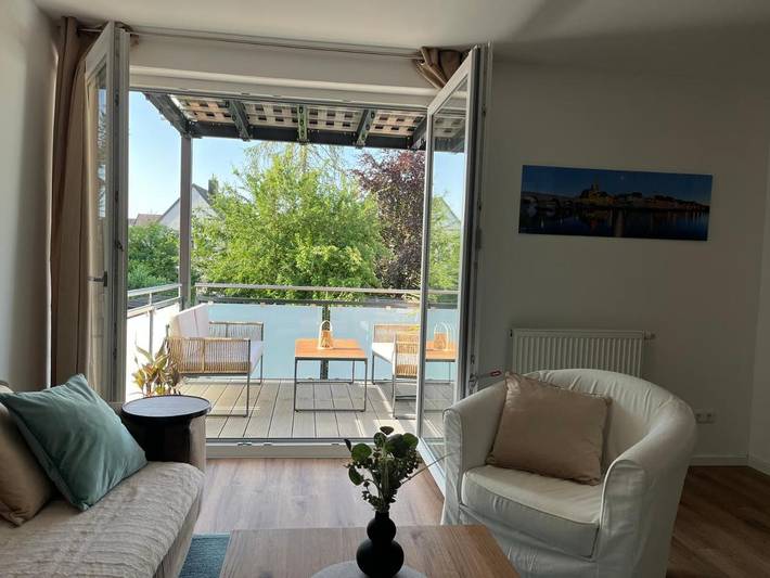 Ferienwohnung für 4 Personen, mit Balkon in Regensburg