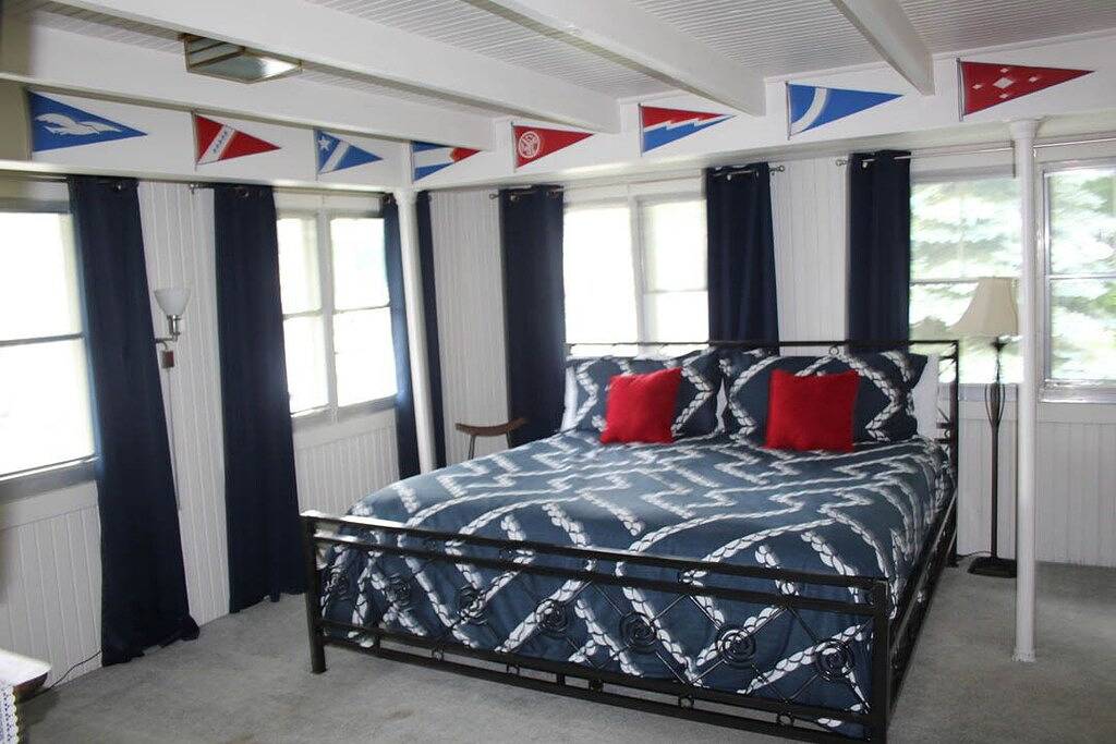 Das Bootshaus in Macatawa in Macatawa, Michigansee