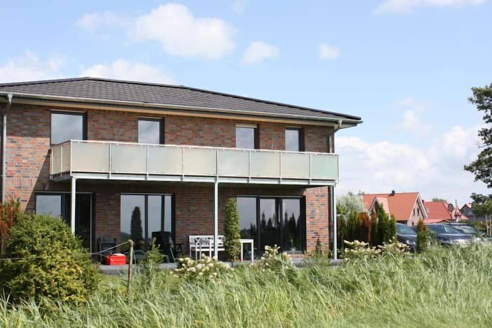 Gemütliches Ferienhaus „Sturmmöwe“ im Wangerland nahe der Nordsee mit Sauna, 2 Schlafzimmern für bis zu 3 Gäste – Hunde willkommen. in Wiarden, Wangerland