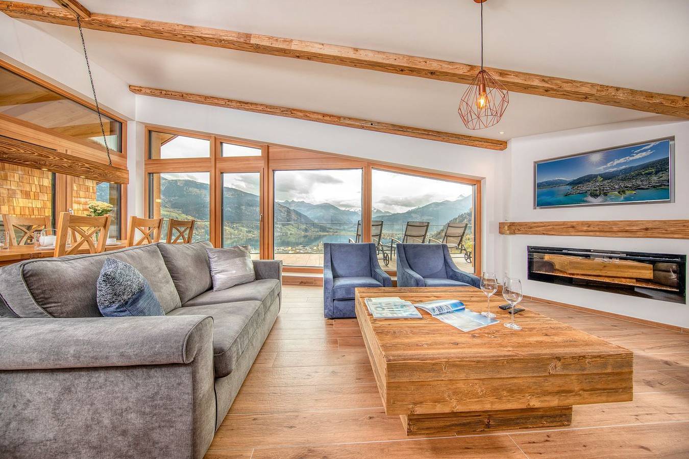 Ganze Wohnung, Luxuriöses Penthouse mit Sauna und atemberaubendem Ausblick über Zell am See in Zell am See (Stadt), Zell am See