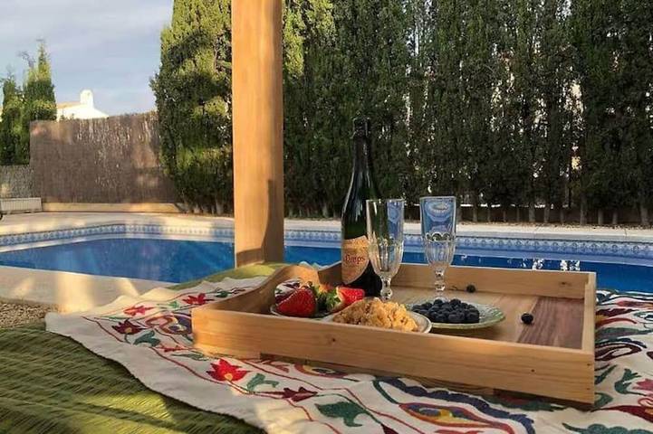 Ferienhaus für 7 Personen, mit Terrasse und Garten