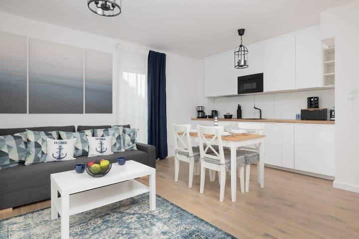 Apartament wakacyjny dla 4 osób, z balkon/ taras, Dla rodziny w Dziwnów