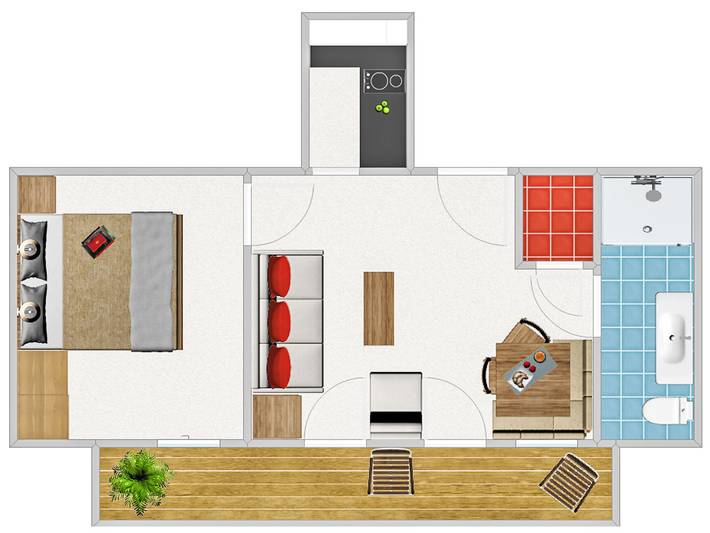 Ferienwohnung für 4 Personen, mit Balkon und Garten in Längenfeld - 2