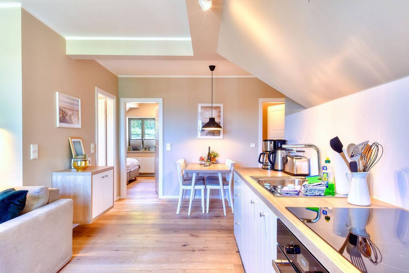Ganze Wohnung, Neu gebaut, modern, exklusiv – das beschreibt das Feriendorf Klein Stresow in Klein Stresow, Putbus