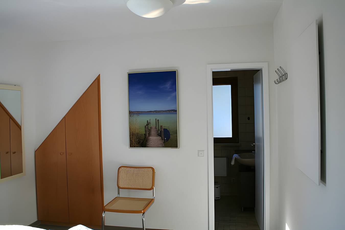 Ganze Wohnung, Apartment 'Sonnendeck mit Balkon' mit Seeblick, Gemeinschaftsterrasse und Wlan in Moos, Untersee
