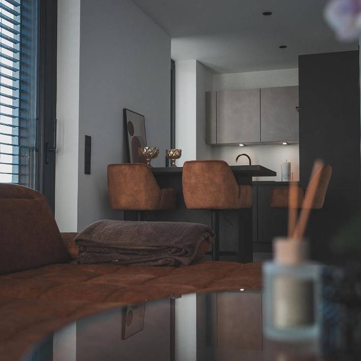 Ferienwohnung für 4 Personen, mit Whirlpool und Terrasse sowie Garten in Hofheim