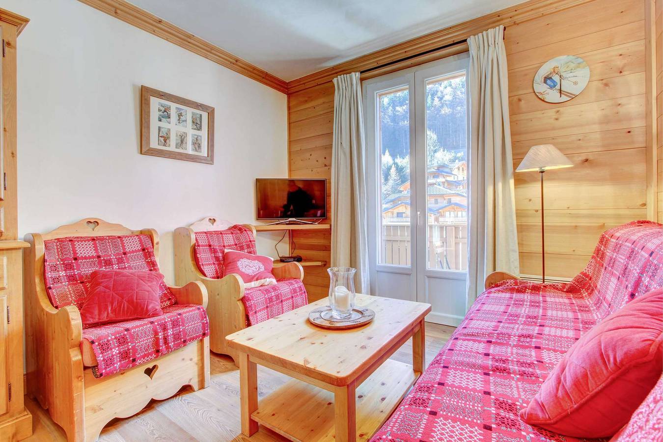 Ganze Ferienwohnung, Ferienwohnung für 6 Personen mit Balkon in Morzine, Les Portes du Soleil