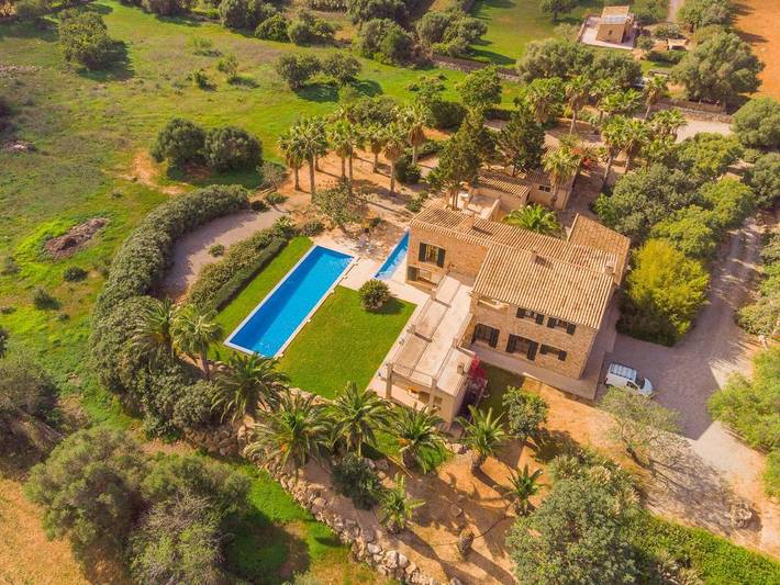 Finca für 10 Personen, mit Terrasse und Garten sowie Kinderpool und Pool in S'Alqueria Blanca - 3