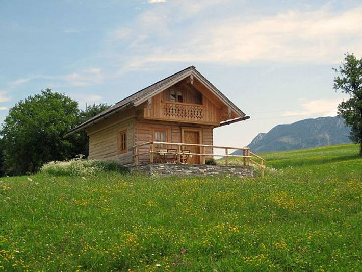 Ferienhaus für 4 Personen, mit Balkon und Terrasse sowie Ausblick im Salzkammergut