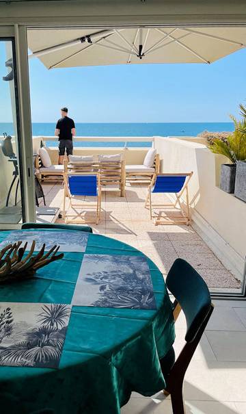 Gîte pour 5 personnes, avec terrasse, animaux acceptés à Sète