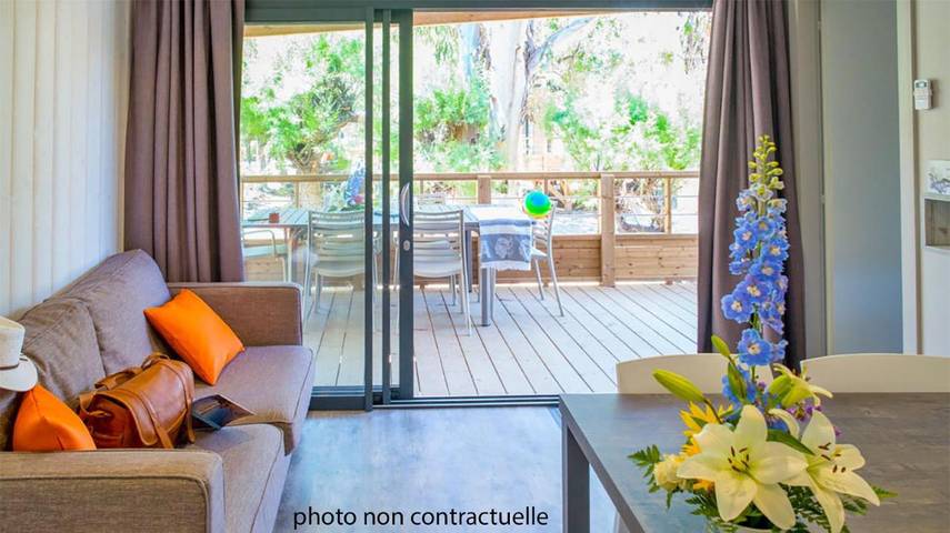 Camping pour 6 personnes, avec piscine ainsi que jardin et bassin pour enfant, adapté aux familles à Bonifacio - 3