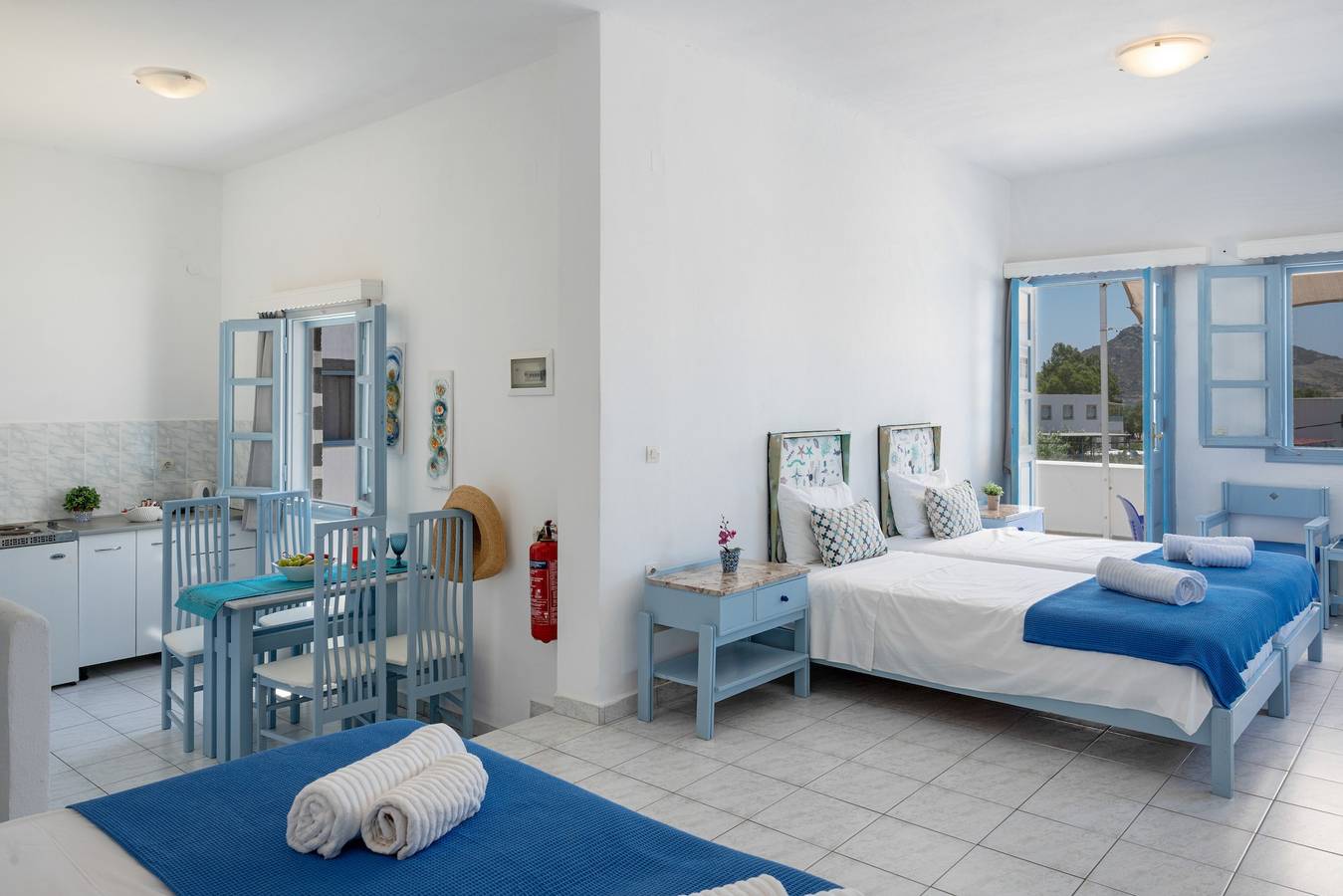 Appartement dans un hôtel "Pico Bello Patmos 16" avec terrasse privée, jardin partagé et Wi-Fi in Dodécanèse