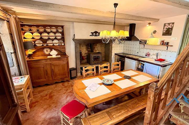 Gîte pour 6 personnes, avec jardin
