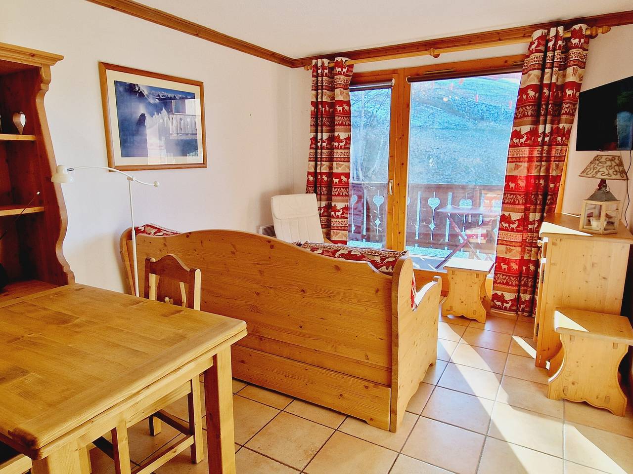 Appartement entier, Charmant appartement 4 pers au pied des pistes, animaux admis in La Plagne, Aime-la-Plagne