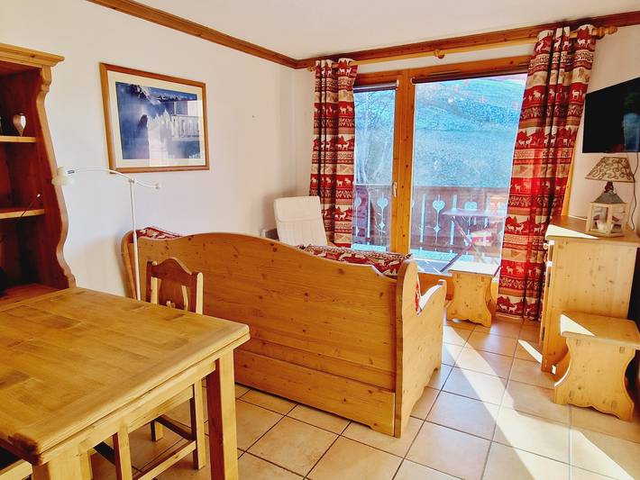 Ganze Wohnung, Charmante 4-Personen-Wohnung an der Piste, Haustiere erlaubt in La Plagne, Aime-la-Plagne