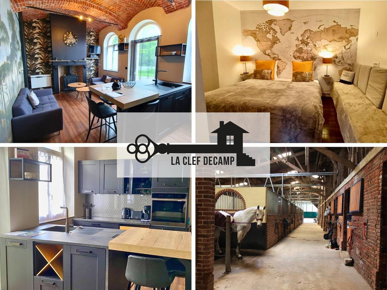 Appartement de vacances entier, Conciergerie dans une écurie 2 pers 15 min Amiens in Talmas, Région d'Amiens