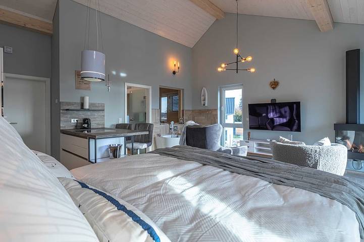 Ferienwohnung für 2 Personen, mit Sauna und Balkon in Sietow - 4