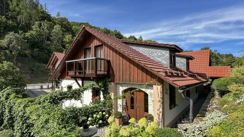 Ferienhaus für 6 Personen, mit Garten in Schleusegrund