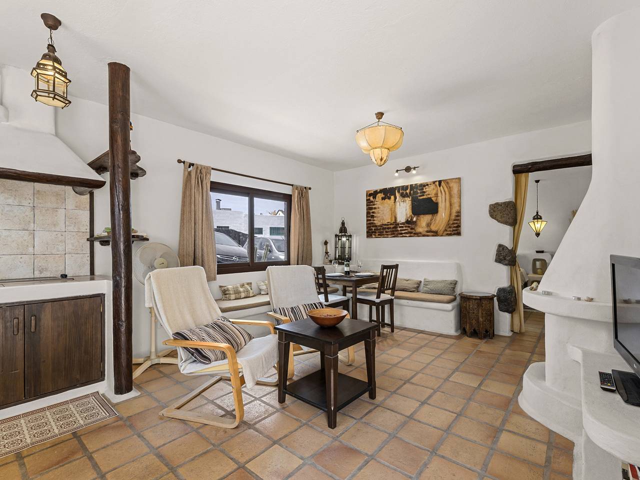 Ganze Wohnung, Ländliche Wohnung mit Pool, Wlan und Parkplatz in Las Breñas, Yaiza