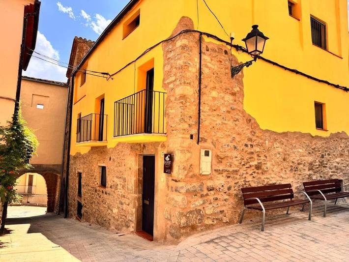 Apartamento para 10 personas, con vistas y balcón en Tárrega