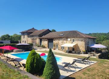 Chambre d’hôte pour 2 personnes, avec piscine et jardin à Solignac (homonymie)