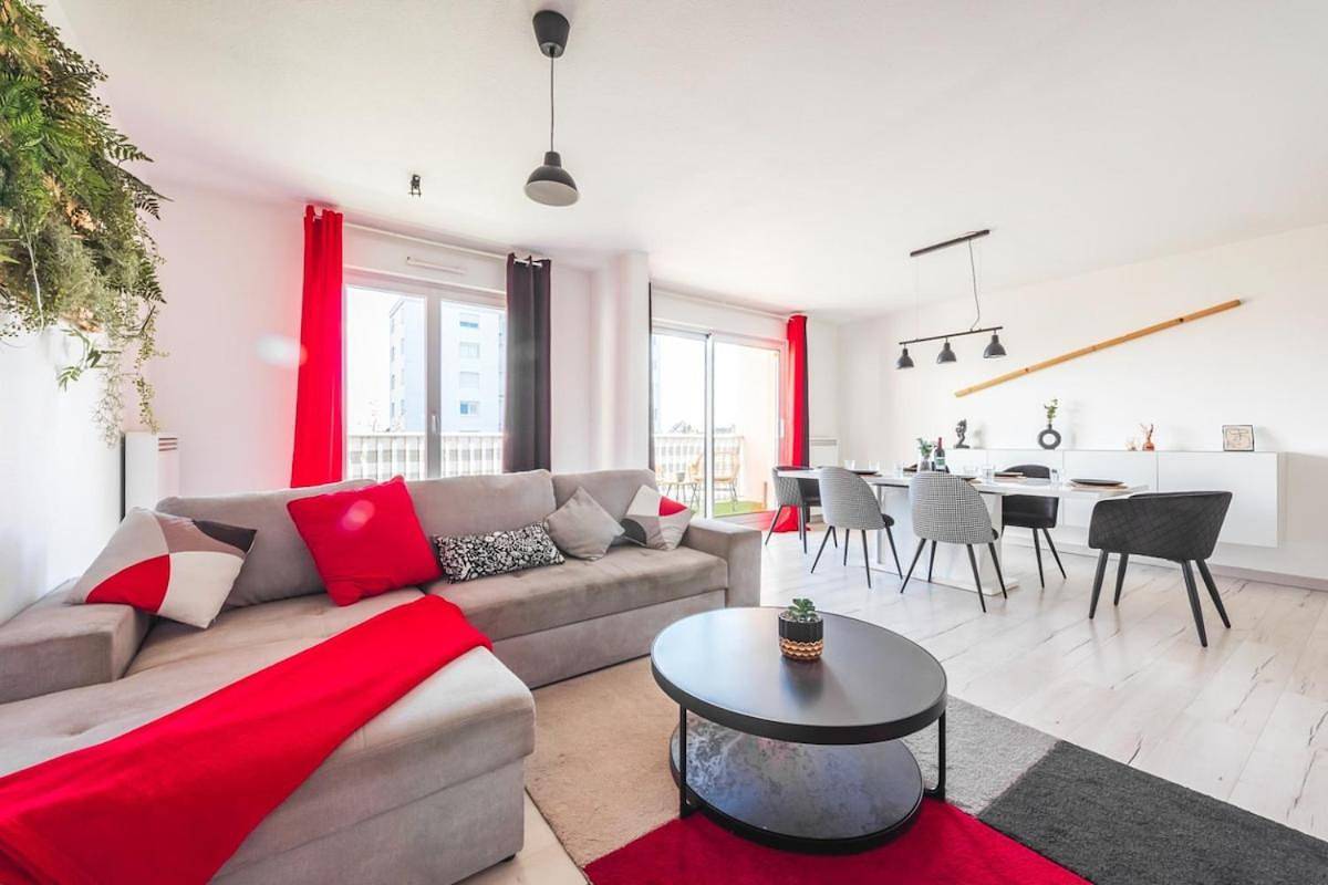Appartement entier, Le Solaris 3 chambres avec 2 grands lits et 3 simples in Lingolsheim, Région de Strasbourg