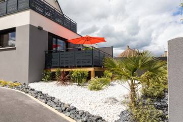 Gîte pour 5 personnes, avec terrasse et jardin à Port-en-Bessin-Huppain