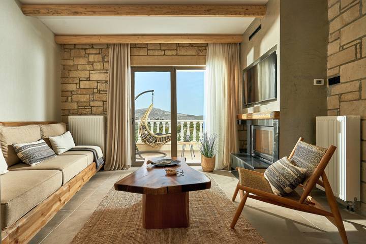 Country House 'Villa 1' with Mountain View, Balcony and Wi-Fi in Lasithi Plateau, Lasithi