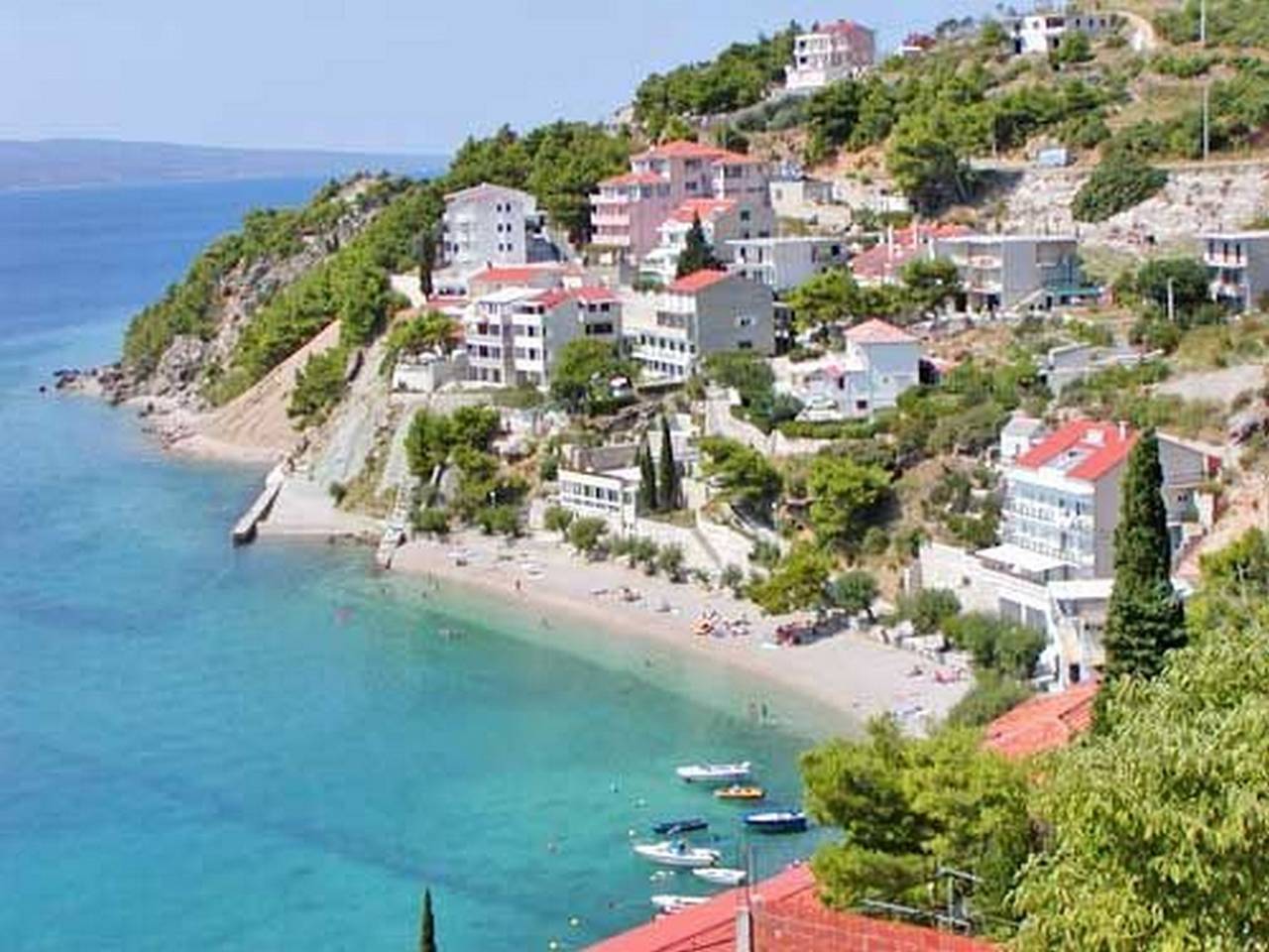 Ganze Wohnung, Apartments Adriatic Blue with pool in Mimice, Split-Dalmatien