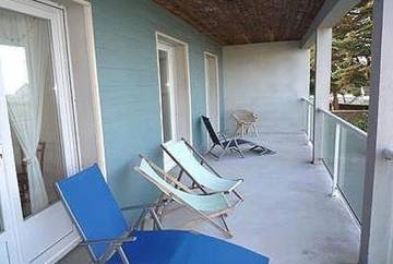 Gîte pour 6 personnes, avec jardin et balcon à Denneville