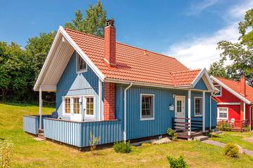 Ferienhaus für 6 Personen, mit Sauna und Terrasse in Krakow am See