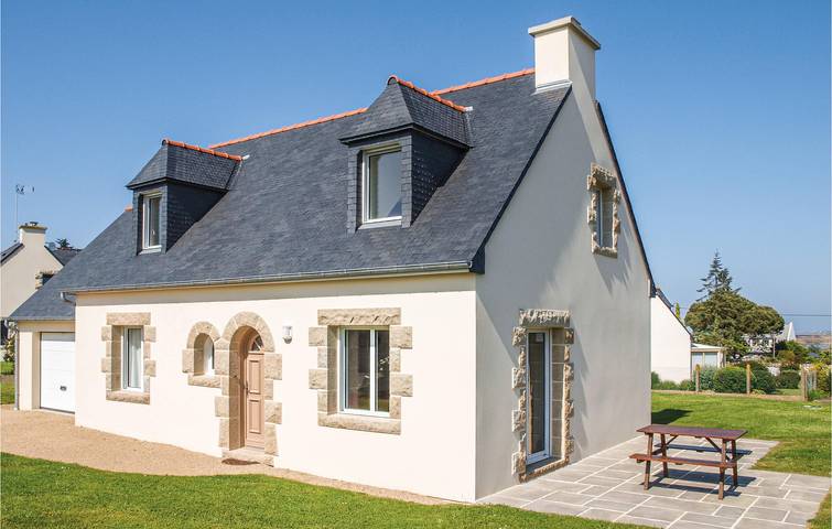 Maison de vacances pour 6 personnes, avec Terrasse et Jardin à Lanmodez