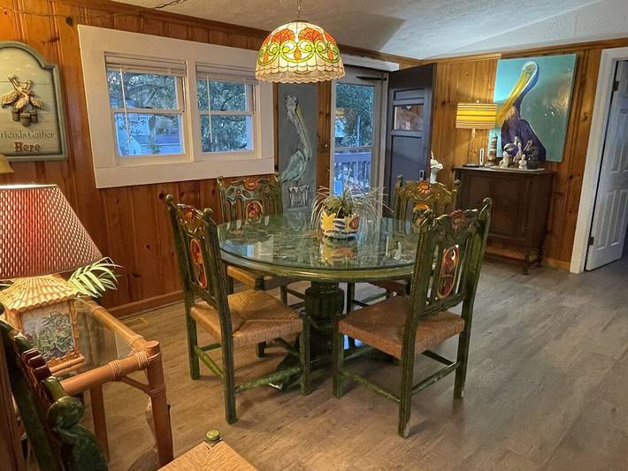 Vacation house for 7 people, with yard and balcony in Garden City (SC)