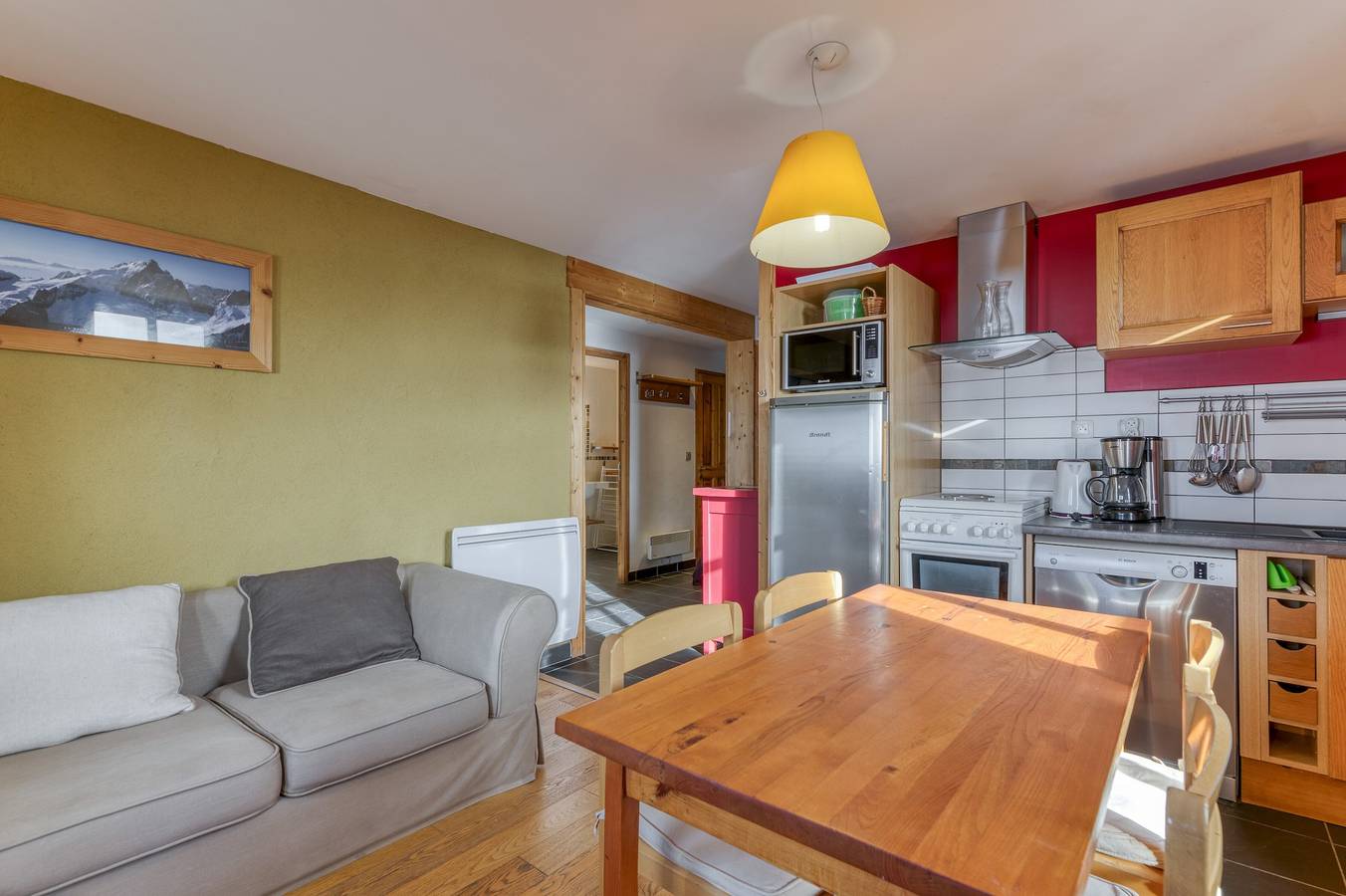 Appartement entier, Appartement "Regain 5" avec vue sur montagne et balcon in Villard-Reculas, Parc national des Écrins