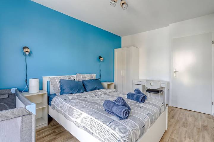 Gîte pour 8 personnes, avec balcon à Sevran - 4
