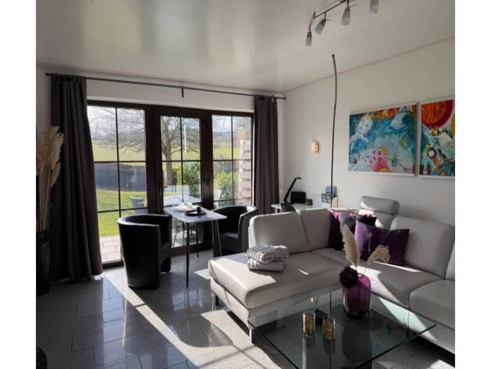 Ferienhaus für 4 Personen, mit Sauna und Garten, kinderfreundlich