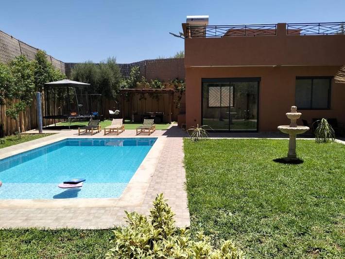 Maison de vacances pour 6 personnes, avec piscine ainsi que vue et jardin