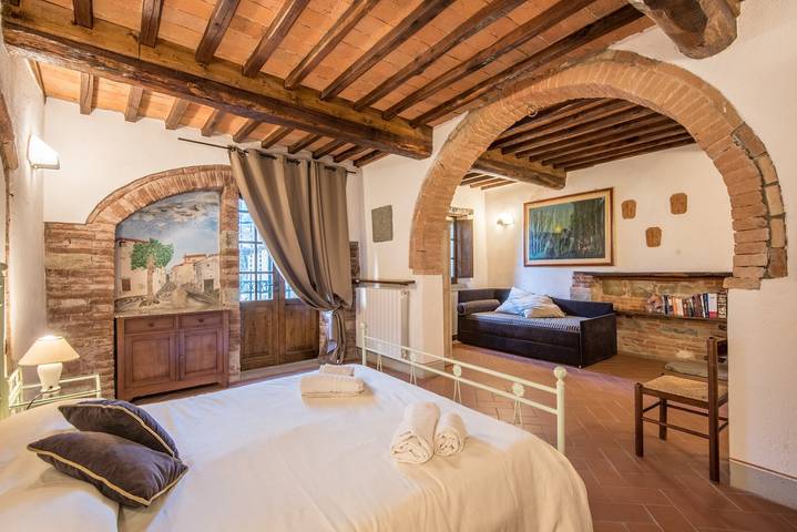 Apartament wakacyjny dla 4 osób, z Ogród i Sauna w Prowincja Siena