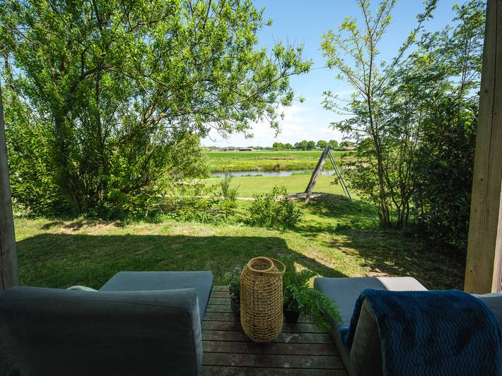 Lodge für 2 Personen, mit Terrasse und Balkon/Terrasse sowie Sauna in den Niederlande - 3