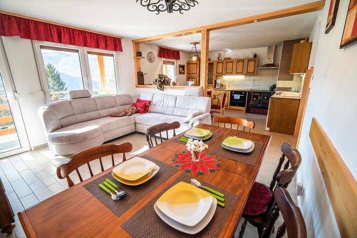 Location de vacances pour 8 personnes, avec jardin ainsi que sauna et vue à Tolmin - 2