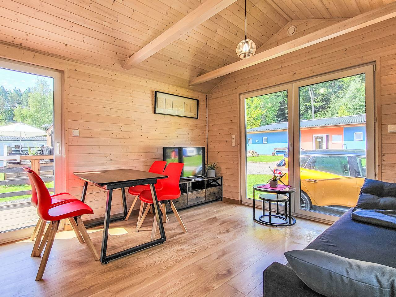 Gemütliche Wohnung mit Parkplatz und Terrasse in Strandnähe in Stuer, Plauer See