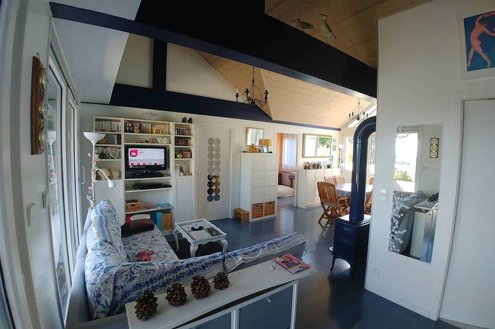 Appartement entier, Appartement pieds dans l'eau avec vue et accès lac in Anthy-sur-Léman, Région de Thonon-les-Bains