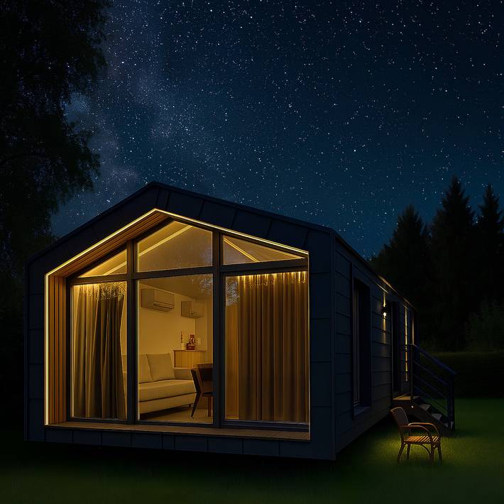 Ferienhaus für 5 Personen, mit Garten in Dreiländereck (D-A-CZ)