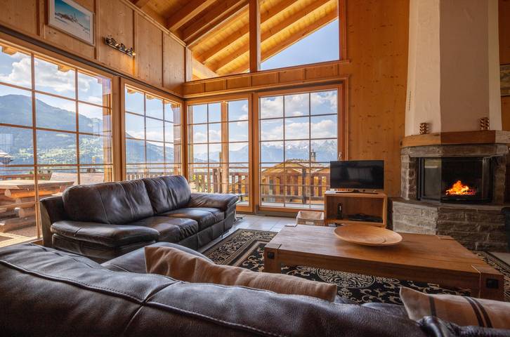 Location de vacances pour 10 personnes, avec jardin et balcon à Veysonnaz - 3